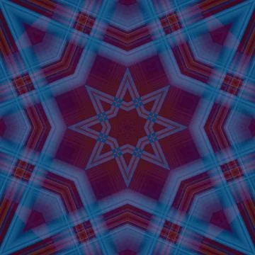 Star seamless pattern. Line pattern.  Kaleidoscopic background Foto stock