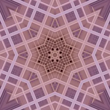 Star seamless pattern. Line pattern.  Kaleidoscopic background Foto stock