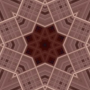 Star seamless pattern. Line pattern.  Kaleidoscopic background Stock Photos