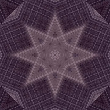 Star seamless pattern. Line pattern.  Kaleidoscopic background Foto stock