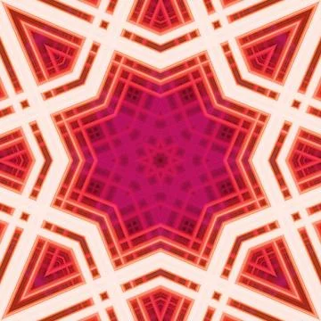 Star seamless pattern. Line pattern.  Kaleidoscopic background 写真素材
