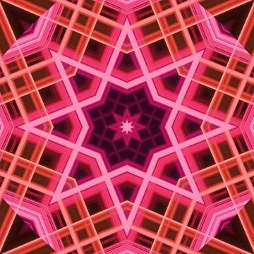 Star seamless pattern. Line pattern.  Kaleidoscopic background Foto stock