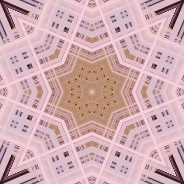 Star seamless pattern. Line pattern.  Kaleidoscopic background Foto stock