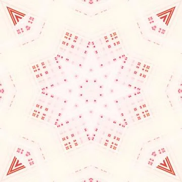 Star seamless pattern. Line pattern.  Kaleidoscopic background Foto stock
