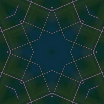 Star seamless pattern. Line pattern.  Kaleidoscopic background Stock Photos