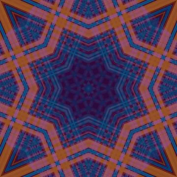 Star seamless pattern. Line pattern.  Kaleidoscopic background 写真素材