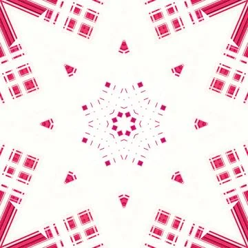 Star seamless pattern. Line pattern.  Kaleidoscopic background Stock Photos