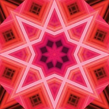 Star seamless pattern. Line pattern.  Kaleidoscopic background Stock Photos
