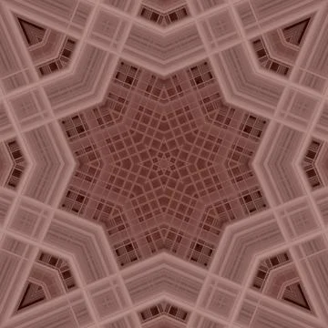 Star seamless pattern. Line pattern.  Kaleidoscopic background Foto stock