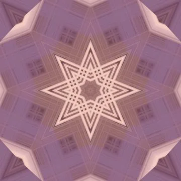 Star seamless pattern. Line pattern.  Kaleidoscopic background 스톡 사진