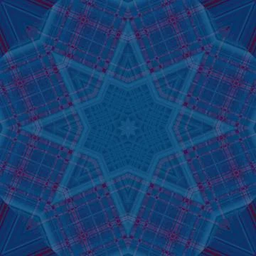 Star seamless pattern. Line pattern.  Kaleidoscopic background 스톡 사진