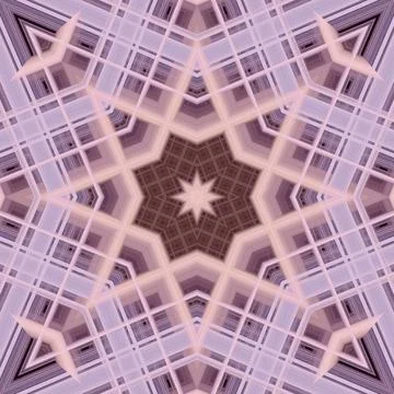 Star seamless pattern. Line pattern.  Kaleidoscopic background Foto stock