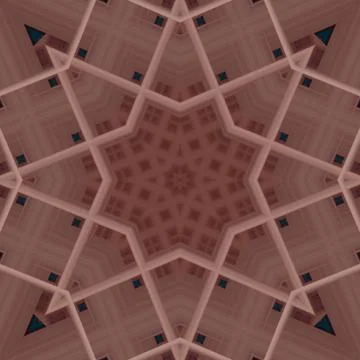 Star seamless pattern. Line pattern.  Kaleidoscopic background 스톡 사진