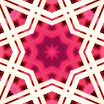 Star seamless pattern. Line pattern.  Kaleidoscopic background 写真素材