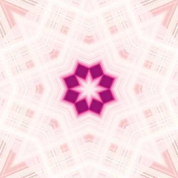 Star seamless pattern. Line pattern.  Kaleidoscopic background 写真素材