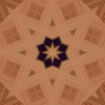 Star seamless pattern. Line pattern.  Kaleidoscopic background Stock Photos