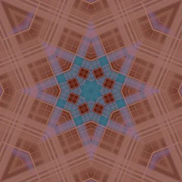 Star seamless pattern. Line pattern.  Kaleidoscopic background Stock Photos