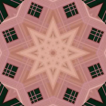 Star seamless pattern. Line pattern.  Kaleidoscopic background Foto stock