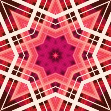 Star seamless pattern. Line pattern.  Kaleidoscopic background Stock Photos