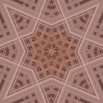 Star seamless pattern. Line pattern.  Kaleidoscopic background 写真素材