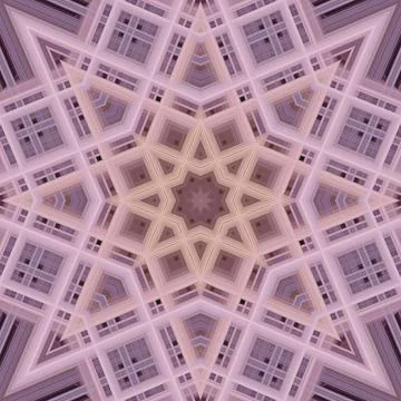 Star seamless pattern. Line pattern.  Kaleidoscopic background 스톡 사진