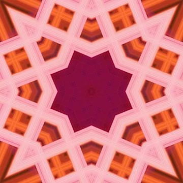 Star seamless pattern. Line pattern.  Kaleidoscopic background Foto stock