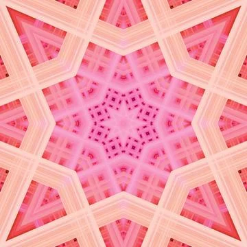 Star seamless pattern. Line pattern.  Kaleidoscopic background 写真素材