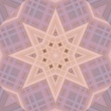 Star seamless pattern. Line pattern.  Kaleidoscopic background Foto stock