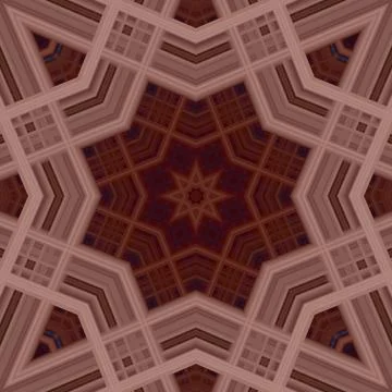 Star seamless pattern. Line pattern.  Kaleidoscopic background Foto stock