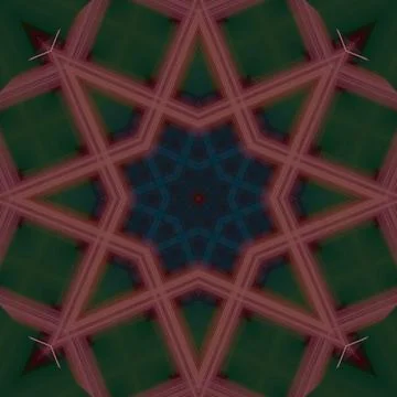 Star seamless pattern. Line pattern.  Kaleidoscopic background Foto stock