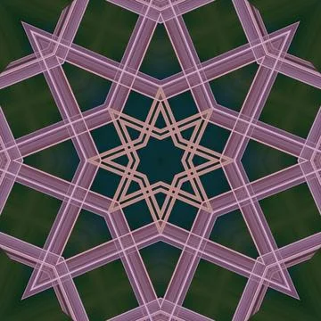 Star seamless pattern. Line pattern.  Kaleidoscopic background 写真素材