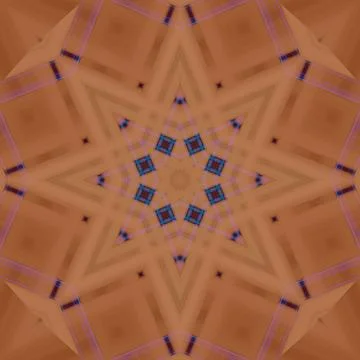 Star seamless pattern. Line pattern.  Kaleidoscopic background Foto stock