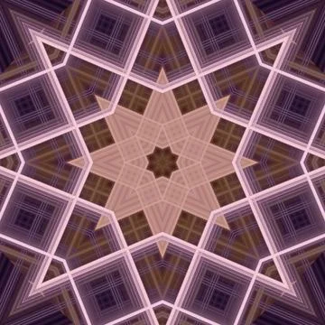 Star seamless pattern. Line pattern.  Kaleidoscopic background Foto stock