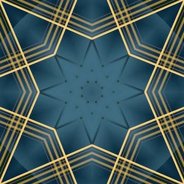 Star seamless pattern. Line pattern.  Kaleidoscopic background Foto stock