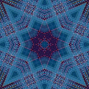 Star seamless pattern. Line pattern.  Kaleidoscopic background Stockfoto's