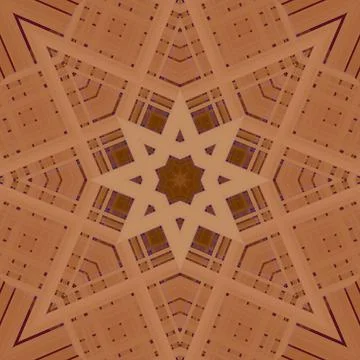 Star seamless pattern. Line pattern.  Kaleidoscopic background Foto stock