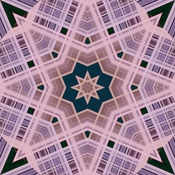 Star seamless pattern. Line pattern.  Kaleidoscopic background Stock Photos