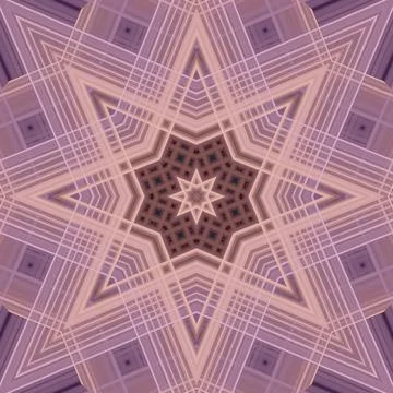 Star seamless pattern. Line pattern.  Kaleidoscopic background Stock Photos