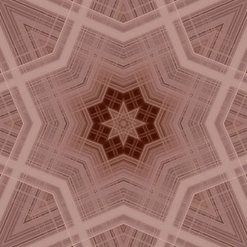 Star seamless pattern. Line pattern.  Kaleidoscopic background Foto stock