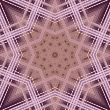 Star seamless pattern. Line pattern.  Kaleidoscopic background Stock Photos