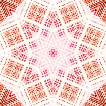Star seamless pattern. Line pattern.  Kaleidoscopic background Foto stock