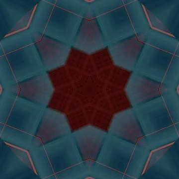 Star seamless pattern. Line pattern.  Kaleidoscopic background 写真素材