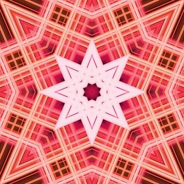 Star seamless pattern. Line pattern.  Kaleidoscopic background Stock Photos