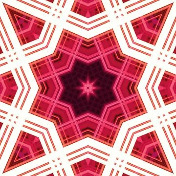 Star seamless pattern. Line pattern.  Kaleidoscopic background 스톡 사진