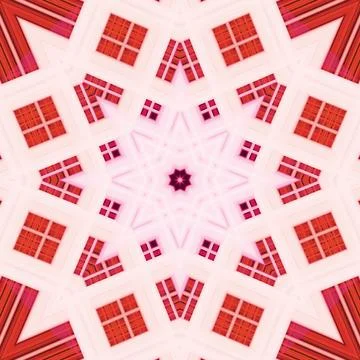 Star seamless pattern. Line pattern.  Kaleidoscopic background Foto stock