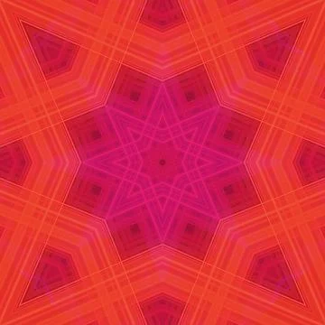 Star seamless pattern. Line pattern.  Kaleidoscopic background Foto stock