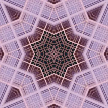 Star seamless pattern. Line pattern.  Kaleidoscopic background Foto stock