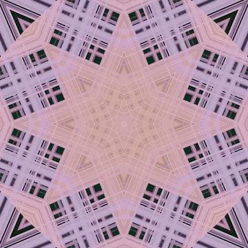 Star seamless pattern. Line pattern.  Kaleidoscopic background Foto stock