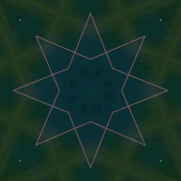 Star seamless pattern. Line pattern.  Kaleidoscopic background Foto stock