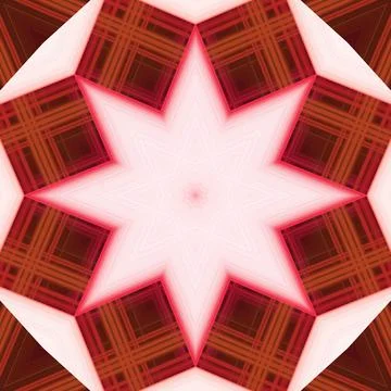 Star seamless pattern. Line pattern.  Kaleidoscopic background Foto stock